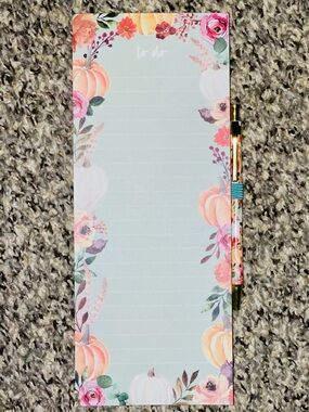 Floral magnetic to do notes